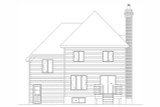 European House Plan - 38087 - Rear Exterior