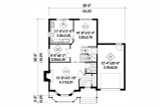 European House Plan - 38087 - 1st Floor Plan