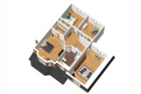 European House Plan - 38087 - 2nd Floor Plan