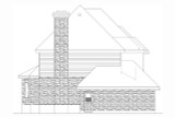 European House Plan - 90599 - Left Exterior