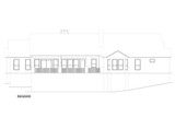 Secondary Image - Traditional House Plan - 40932 - Rear Exterior