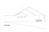 Traditional House Plan - 40932 - Right Exterior