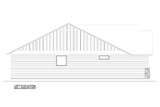 Traditional House Plan - 54580 - Left Exterior