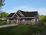 Craftsman House Plan - 71861 - Front Exterior