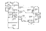 Craftsman House Plan - 24211 - 1st Floor Plan