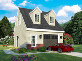 Country House Plan - Abbotsbury Garage 18447 - Front Exterior