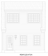 Country House Plan - Abbotsbury Garage 18447 - Rear Exterior