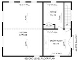 Secondary Image - Traditional House Plan - Lake Tahoe 25785 - 2nd Floor Plan