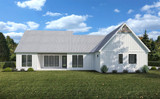 Secondary Image - Farmhouse House Plan - 88246 - Rear Exterior