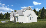Farmhouse House Plan - 88246 - Right Exterior