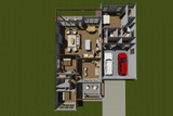 Plan 88720 - Aerial View Floor Plan - Other Floor Plan
