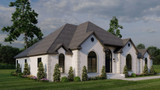Classic House Plan - Country Club Drive 53764 - Left Exterior