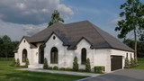 Classic House Plan - Country Club Drive 53764 - Right Exterior