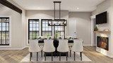 Classic House Plan - Country Club Drive 53764 - Dining Room