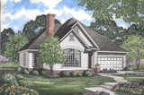 Classic House Plan - Cross Creek 51882 - Front Exterior