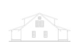 Farmhouse House Plan - Elmshade 79270 - Rear Exterior