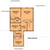 Secondary Image - Farmhouse House Plan - The Homestead 63939 - 2nd Floor Plan