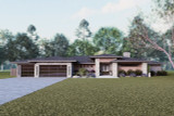 Prairie House Plan - Pinecrest Way 71863 - Front Exterior
