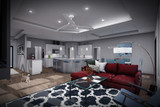 Secondary Image - Contemporary House Plan - 23313 - Family Room