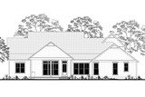 Farmhouse House Plan - Meadow Land 54315 - Rear Exterior