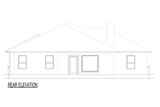 Traditional House Plan - 67276 - Rear Exterior