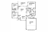 Traditional House Plan - 67276 - 1st Floor Plan