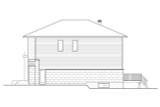 Contemporary House Plan - 76474 - Right Exterior