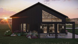 Farmhouse House Plan - Millside 74056 - Exterior