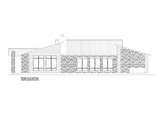 Secondary Image - Contemporary House Plan - 51738 - Rear Exterior