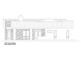 Contemporary House Plan - 51738 - Left Exterior