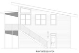 Contemporary House Plan - Morris Ferry Overlook 78484 - Right Exterior