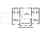 Secondary Image - Craftsman House Plan - 67124 - 2nd Floor Plan