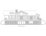Craftsman House Plan - 64979 - Rear Exterior