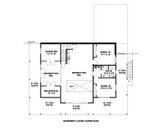 Secondary Image - Craftsman House Plan - 64979 - Basement Floor Plan