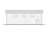 Traditional House Plan - RV Garage 61521 - Left Exterior