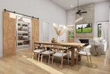 Farmhouse House Plan - Woodland Hills 63551 - Dining Room