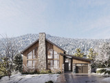 Mountain Rustic House Plan - 37028 - Front Exterior