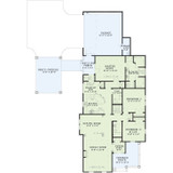 Country House Plan - Park Street 51600 - 1st Floor Plan