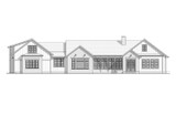 Ranch House Plan - 33953 - Exterior