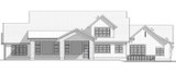Farmhouse House Plan - 44994 - Rear Exterior