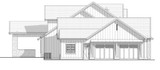 Farmhouse House Plan - 44994 - Left Exterior