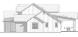 Farmhouse House Plan - 44994 - Right Exterior