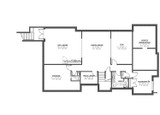 Farmhouse House Plan - 44994 - Basement Floor Plan