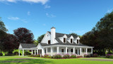 Country House Plan - Gilliam Acres 21695 - Front Exterior