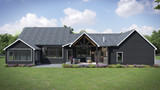 Farmhouse House Plan - 96031 - Rear Exterior