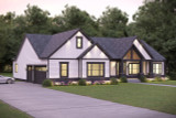 Craftsman House Plan - 33440 - Left Exterior