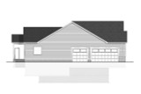 Craftsman House Plan - 33440 - Left Exterior