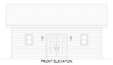 Traditional House Plan - Mechanicsville Workshop 90749 - Front Exterior