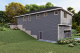 Prairie House Plan - Groveland 3 73800 - Right Exterior