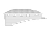 Prairie House Plan - Groveland 3 73800 - Left Exterior
